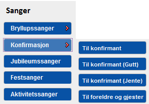 Velkommen til bords sang bryllup