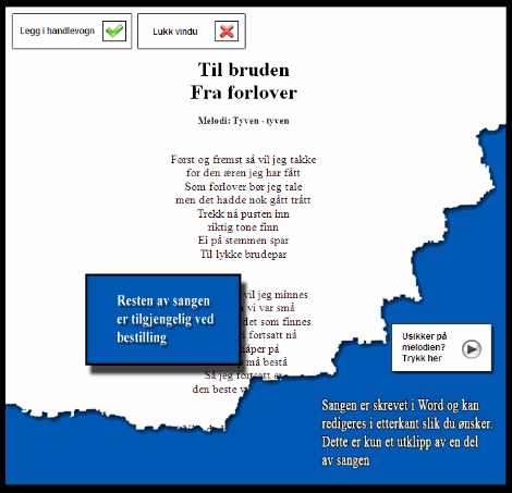 Forhndsvisning av sang